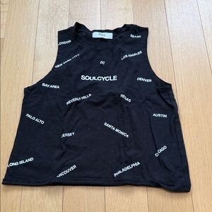 SoulCycle Black Graphic Tank